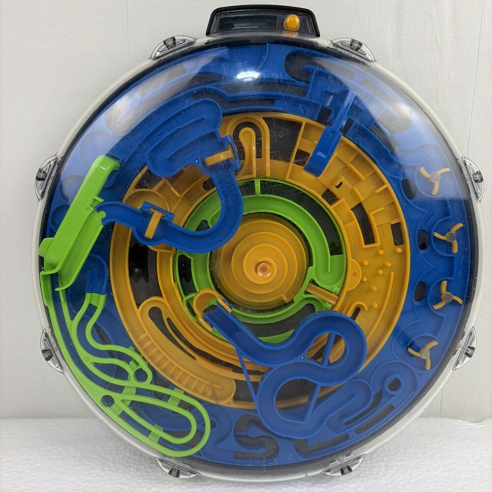 Perplexus Revolution Runner Motorized Perpetual Motion 3D Maze Game Tested Work